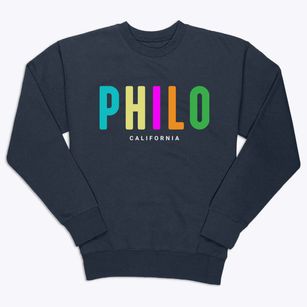 Philo California Color Pop Premium Crewneck Sweatshirt