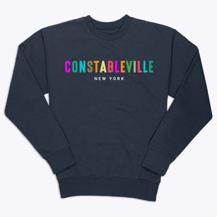 Constableville New York Color Pop Premium Crewneck Sweatshirt