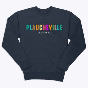Plaucheville Louisiana Color Pop Premium Crewneck Sweatshirt