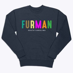 Furman South Carolina Color Pop Premium Crewneck Sweatshirt