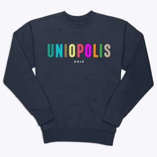 Uniopolis Ohio Color Pop Premium Crewneck Sweatshirt