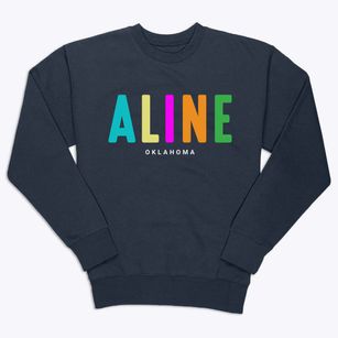 Aline Oklahoma Color Pop Premium Crewneck Sweatshirt