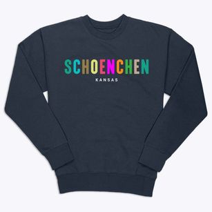 Schoenchen Kansas Color Pop Premium Crewneck Sweatshirt