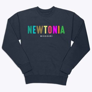 Newtonia Missouri Color Pop Premium Crewneck Sweatshirt
