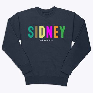 Sidney Arkansas Color Pop Premium Crewneck Sweatshirt