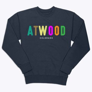 Atwood Colorado Color Pop Premium Crewneck Sweatshirt