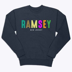 Ramsey New Jersey Color Pop Premium Crewneck Sweatshirt