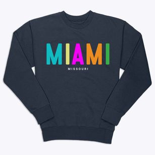 Miami Missouri Color Pop Premium Crewneck Sweatshirt