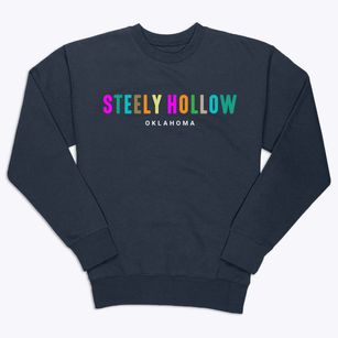Steely Hollow Oklahoma Color Pop Premium Crewneck Sweatshirt