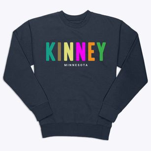 Kinney Minnesota Color Pop Premium Crewneck Sweatshirt