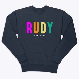 Rudy Arkansas Color Pop Premium Crewneck Sweatshirt