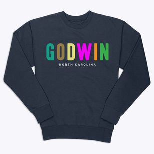 Godwin North Carolina Color Pop Premium Crewneck Sweatshirt