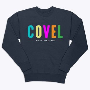 Covel West Virginia Color Pop Premium Crewneck Sweatshirt