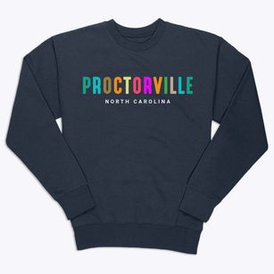 Proctorville North Carolina Color Pop Premium Crewneck Sweatshirt