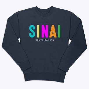 Sinai South Dakota Color Pop Premium Crewneck Sweatshirt