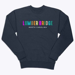 Lumber Bridge North Carolina Color Pop Premium Crewneck Sweatshirt