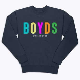 Boyds Washington Color Pop Premium Crewneck Sweatshirt