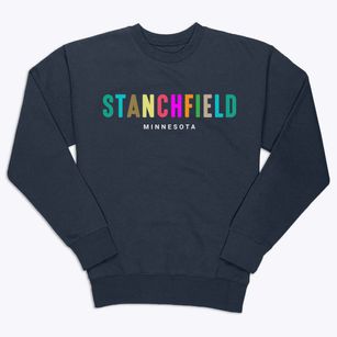 Stanchfield Minnesota Color Pop Premium Crewneck Sweatshirt