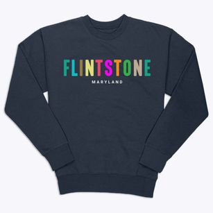 Flintstone Maryland Color Pop Premium Crewneck Sweatshirt