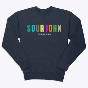 Sour John Oklahoma Color Pop Premium Crewneck Sweatshirt