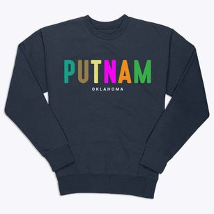 Putnam Oklahoma Color Pop Premium Crewneck Sweatshirt