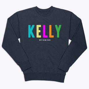 Kelly Wyoming Color Pop Premium Crewneck Sweatshirt