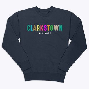 Clarkstown New York Color Pop Premium Crewneck Sweatshirt