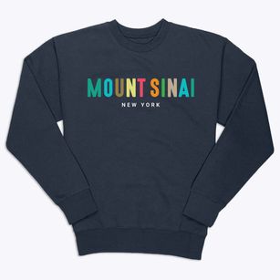 Mount Sinai New York Color Pop Premium Crewneck Sweatshirt