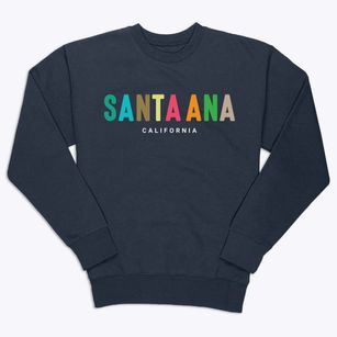 Santa Ana California Color Pop Premium Crewneck Sweatshirt