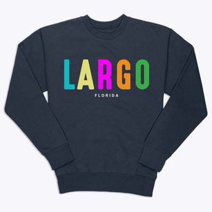 Largo Florida Color Pop Premium Crewneck Sweatshirt