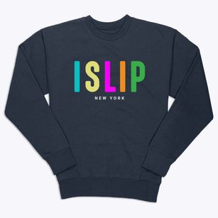 Islip New York Color Pop Premium Crewneck Sweatshirt