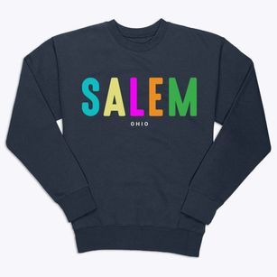 Salem Ohio Color Pop Premium Crewneck Sweatshirt