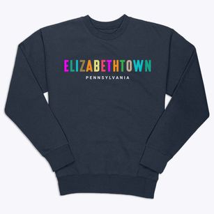 Elizabethtown Pennsylvania Color Pop Premium Crewneck Sweatshirt