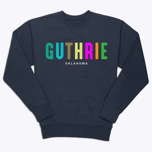 Guthrie Oklahoma Color Pop Premium Crewneck Sweatshirt