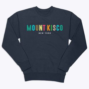 Mount Kisco New York Color Pop Premium Crewneck Sweatshirt