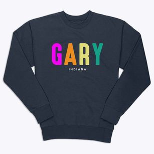 Gary Indiana Color Pop Premium Crewneck Sweatshirt