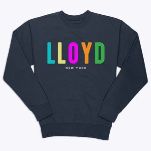 Lloyd New York Color Pop Premium Crewneck Sweatshirt