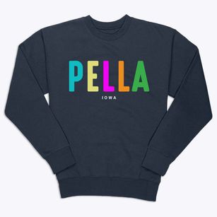 Pella Iowa Color Pop Premium Crewneck Sweatshirt