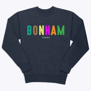 Bonham Texas Color Pop Premium Crewneck Sweatshirt