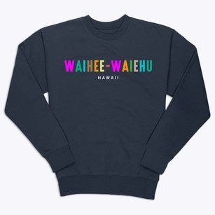 Waihee-waiehu Hawaii Color Pop Premium Crewneck Sweatshirt