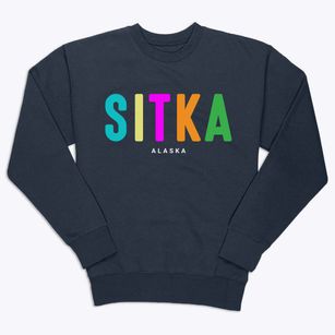Sitka Alaska Color Pop Premium Crewneck Sweatshirt