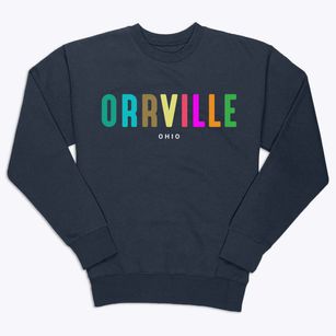 Orrville Ohio Color Pop Premium Crewneck Sweatshirt