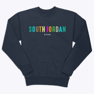South Jordan Utah Color Pop Premium Crewneck Sweatshirt