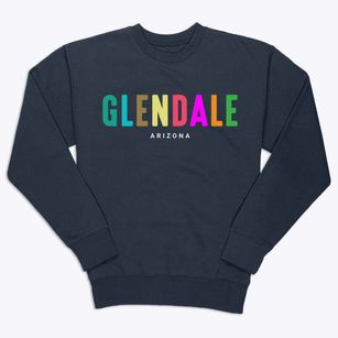Glendale Arizona Color Pop Premium Crewneck Sweatshirt