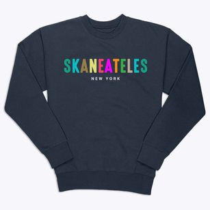 Skaneateles New York Color Pop Premium Crewneck Sweatshirt