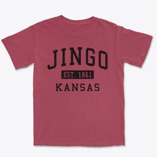 Jingo Kansas Classic Established Premium Heavyweight T-shirt