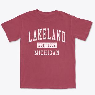 Lakeland Michigan Classic Established Premium Heavyweight T-shirt