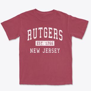 Rutgers New Jersey Classic Established Premium Heavyweight T-shirt