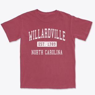 Willardville North Carolina Classic Established Premium Heavyweight T-shirt