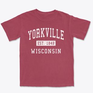 Yorkville Wisconsin Classic Established Premium Heavyweight T-shirt